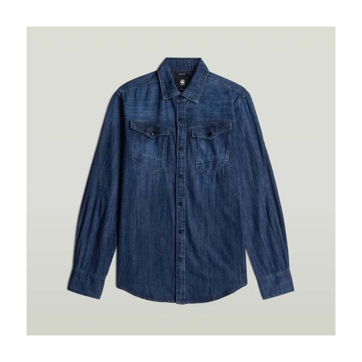 Men's Shirts G-Star Raw Blue