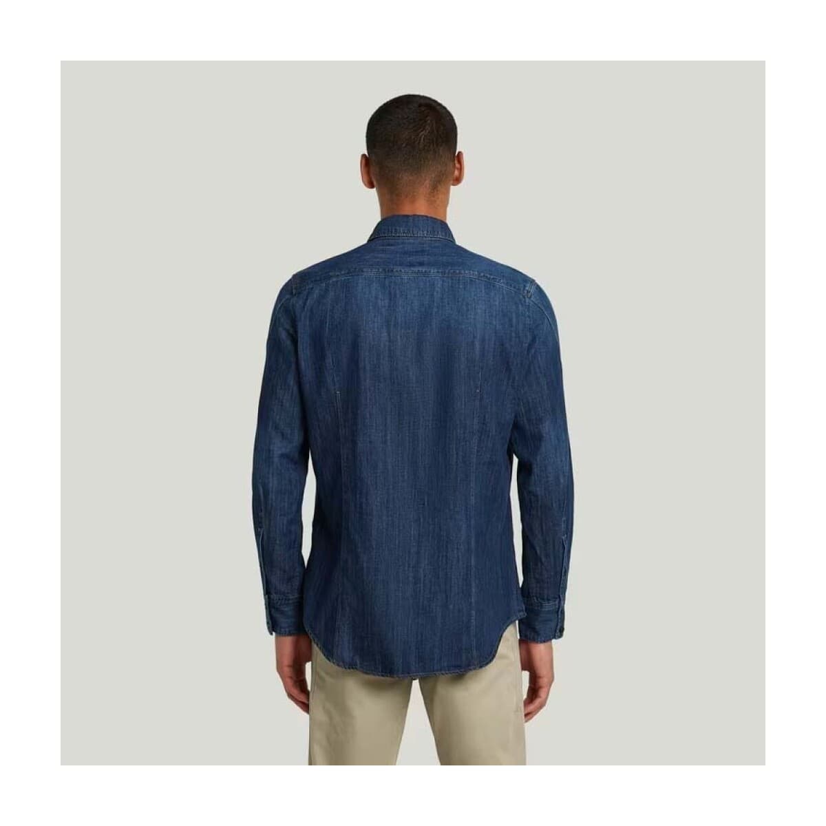 Men's Shirts G-Star Raw Blue