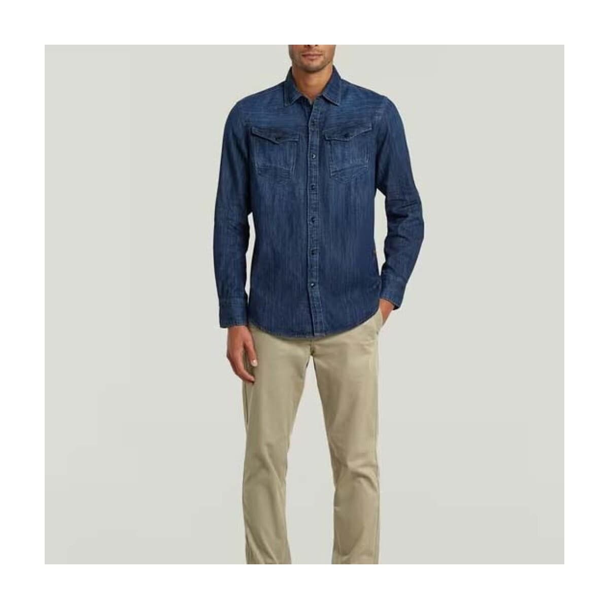 Men's Shirts G-Star Raw Blue