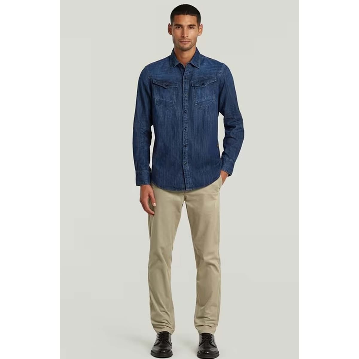 Men's Shirts G-Star Raw Blue