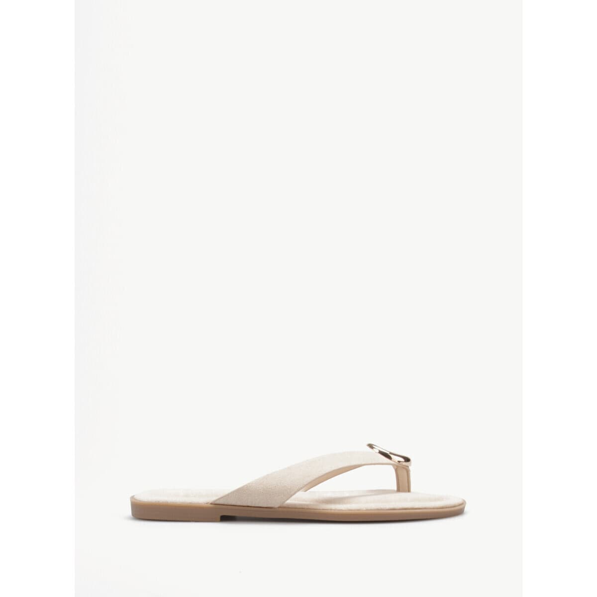 Women's Flip Flops La Modeuse Beige