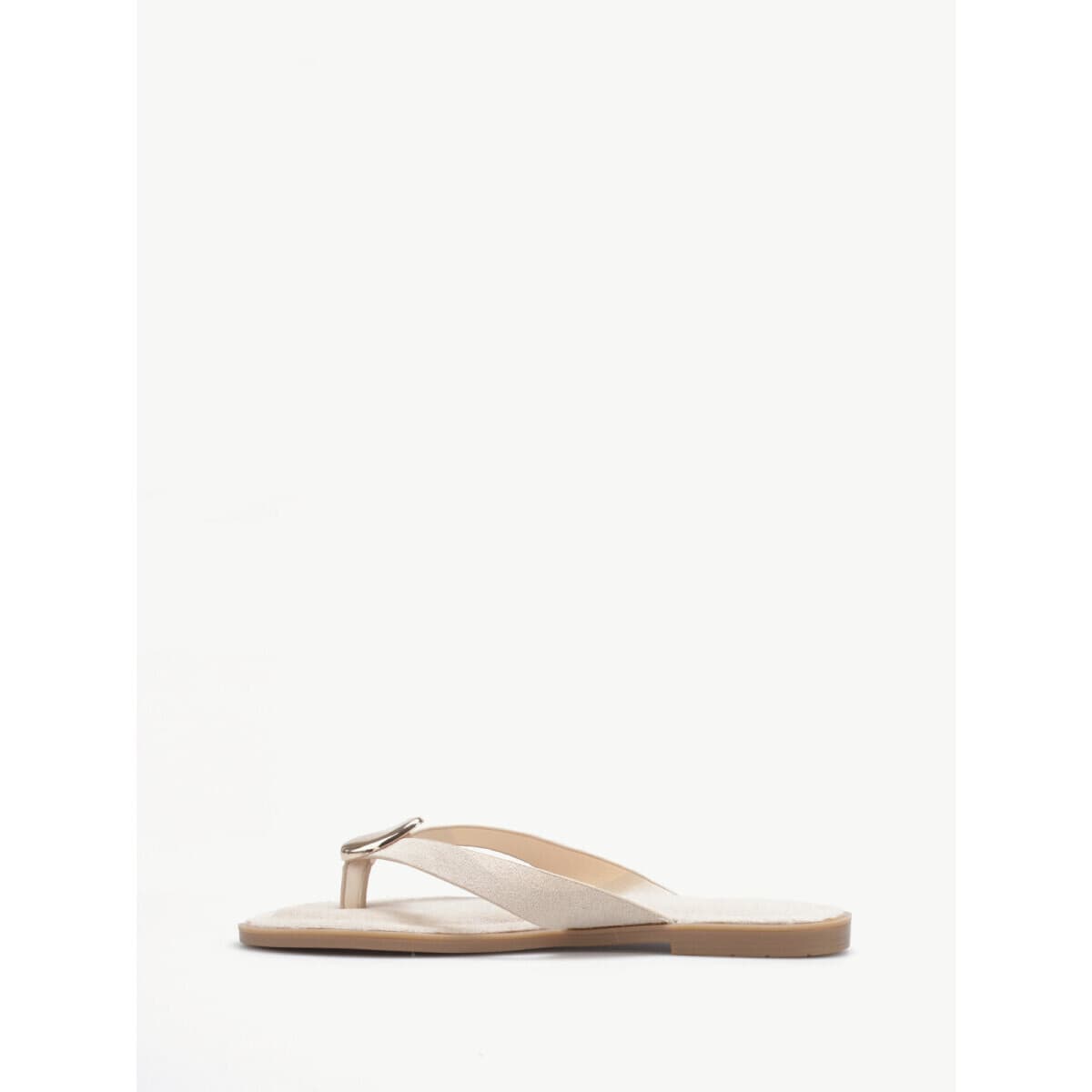 Women's Flip Flops La Modeuse Beige