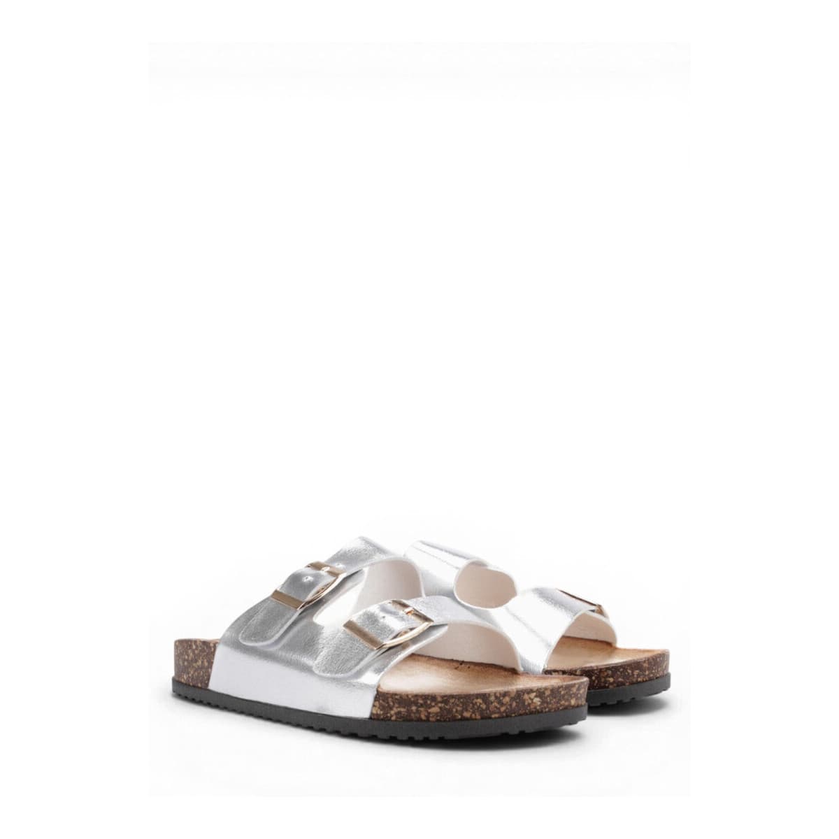 Women's Flip Flops La Modeuse Silver