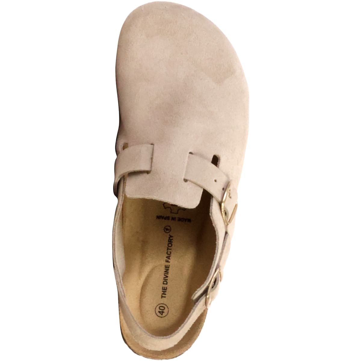 Women's Clogs The Divine Factory Beige