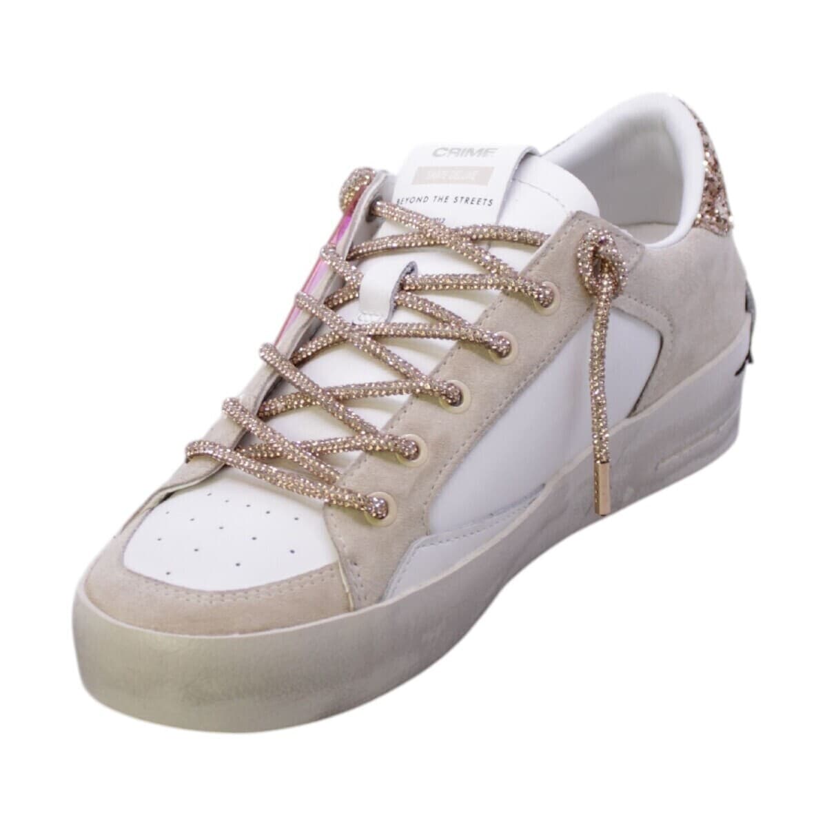Women's Sneakers Crime London White