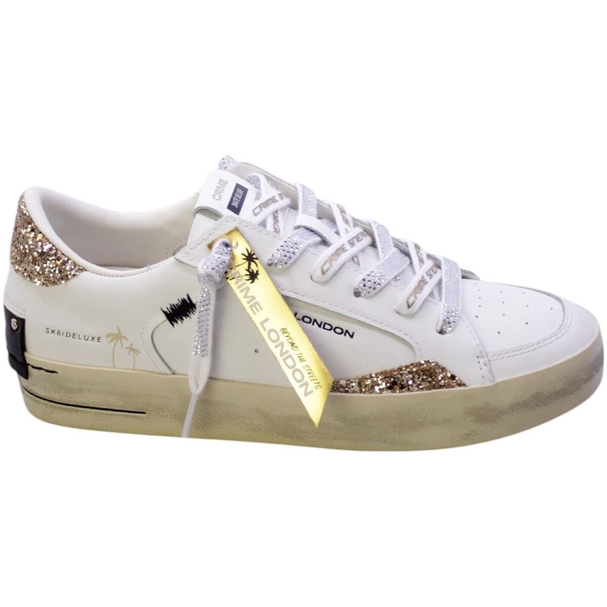 Women's Sneakers Crime London White