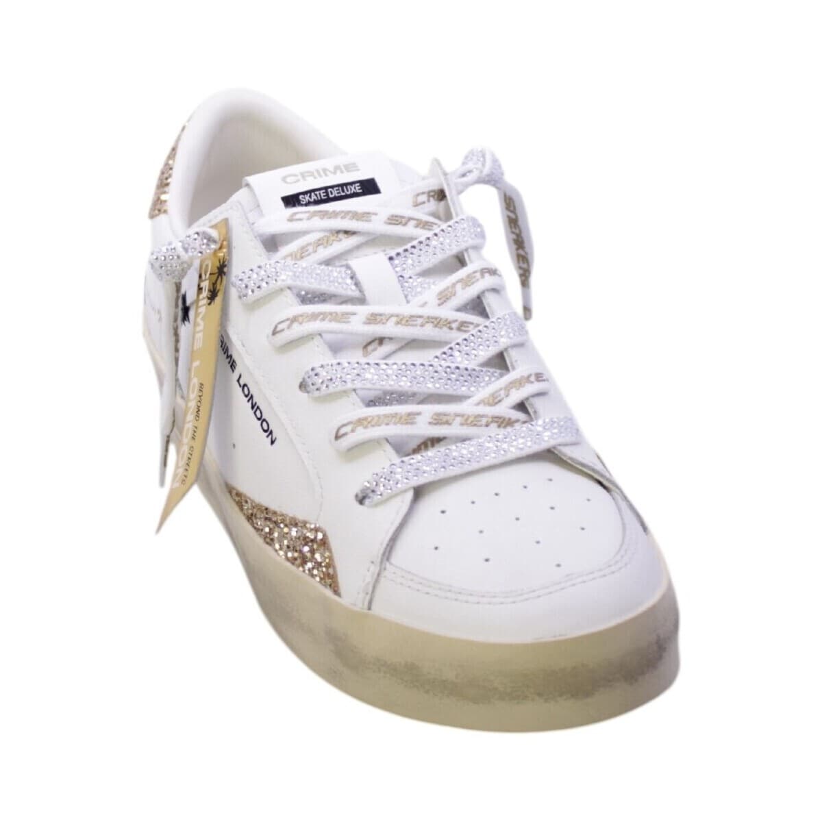 Women's Sneakers Crime London White