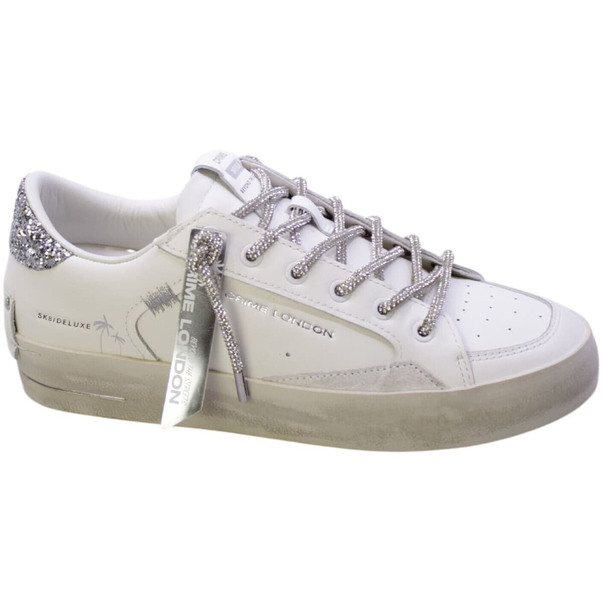 Women's Sneakers Crime London White