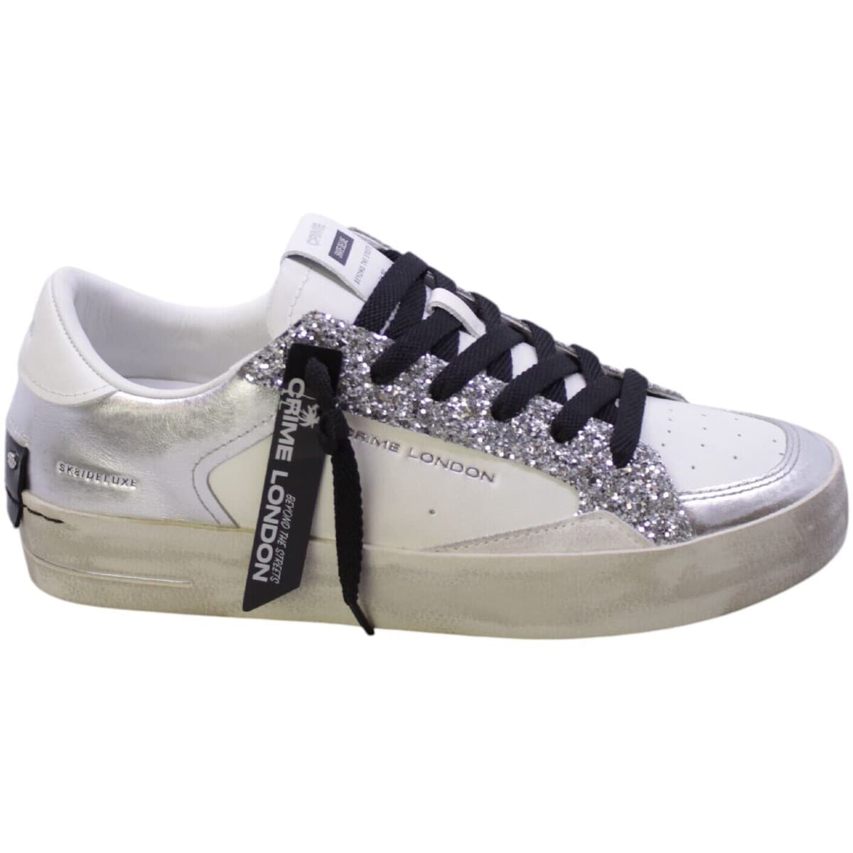 Women's Sneakers Crime London White