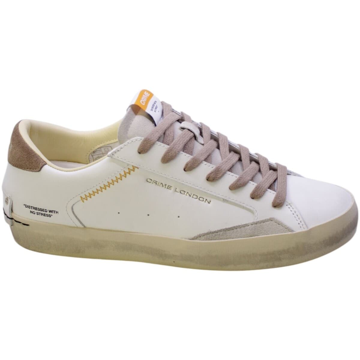 Men's Sneakers Crime London White