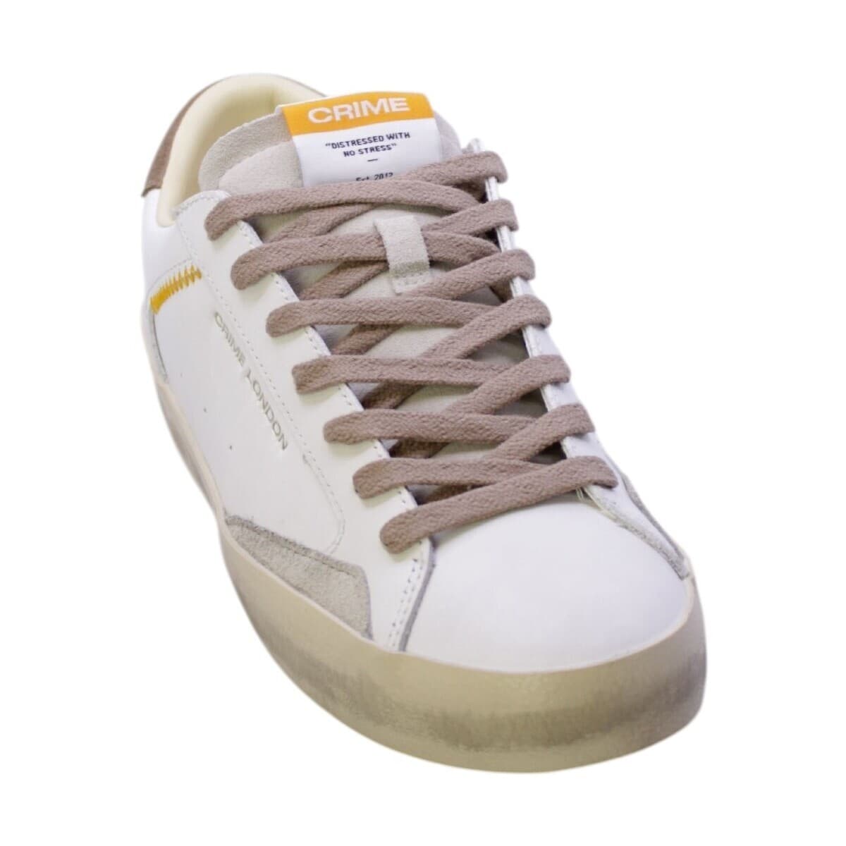 Men's Sneakers Crime London White