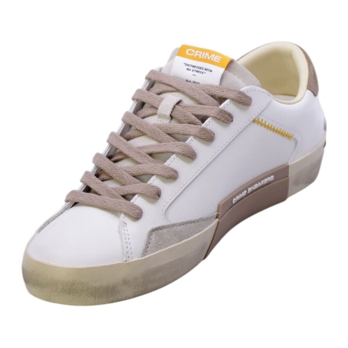 Men's Sneakers Crime London White