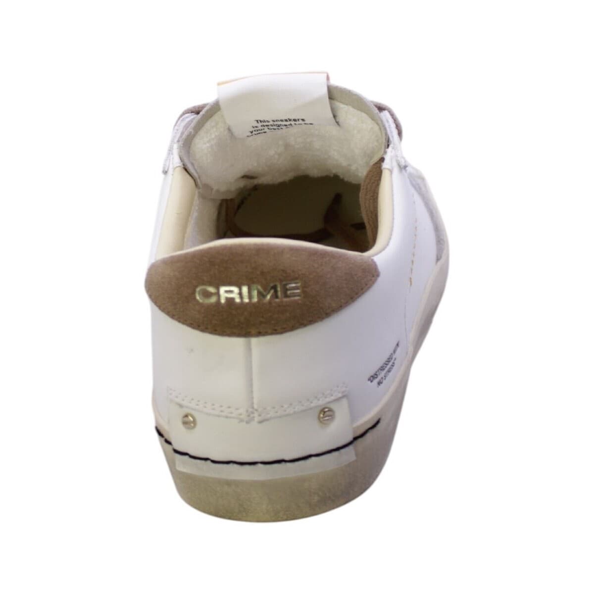 Men's Sneakers Crime London White