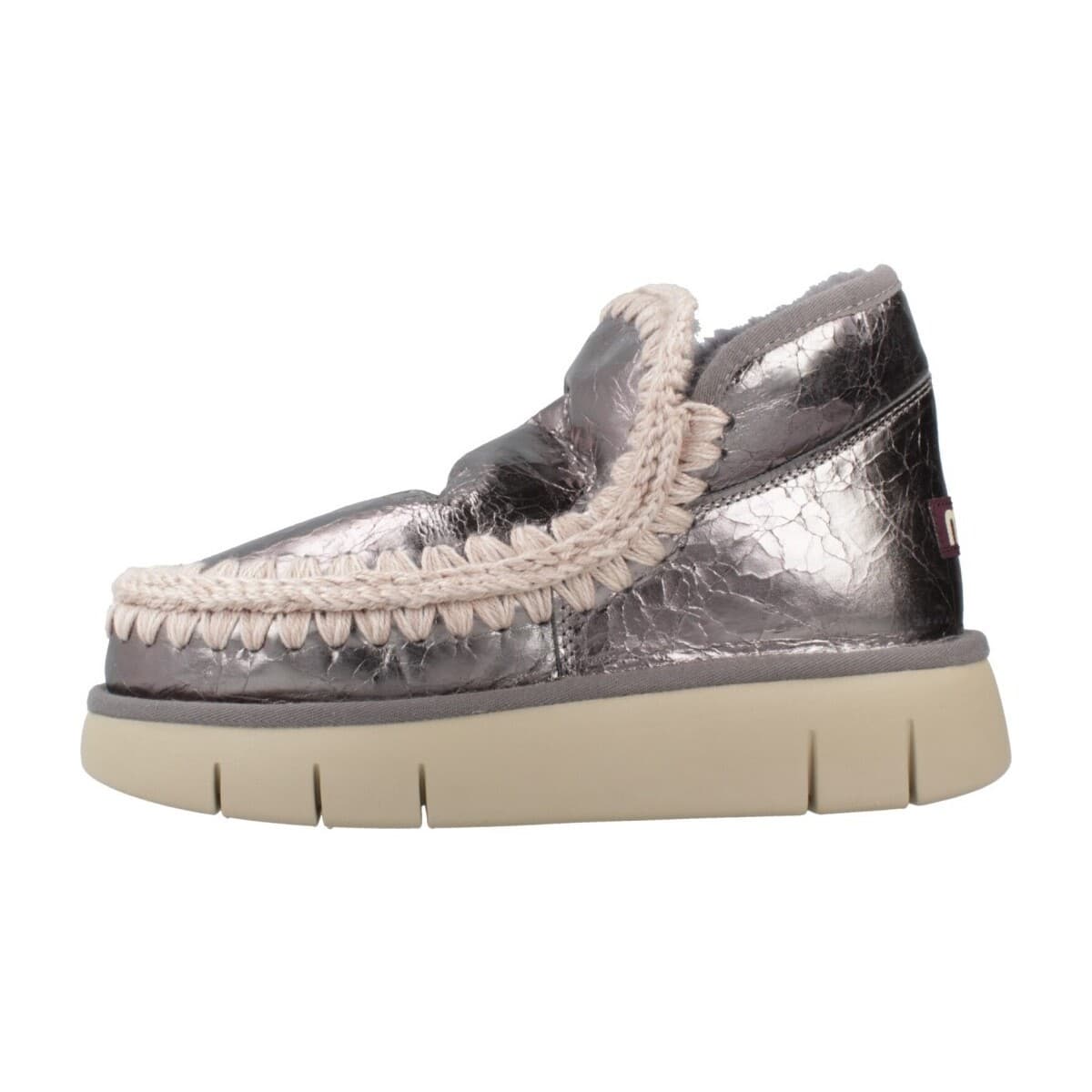 Women's Ankle Boots Mou Silver