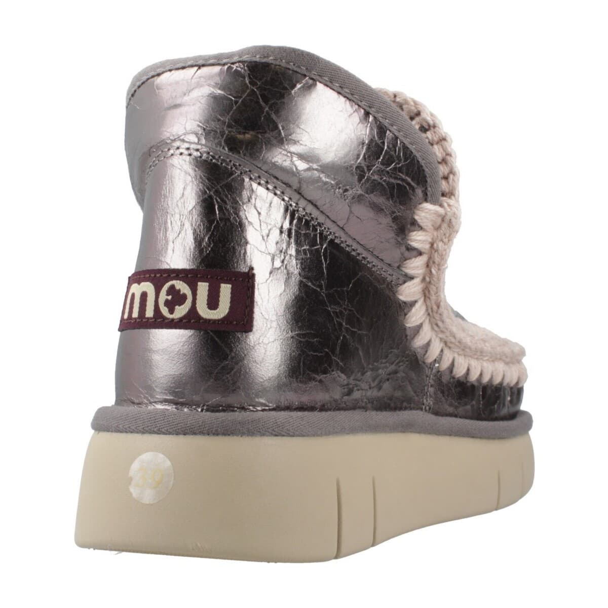 Women's Ankle Boots Mou Silver