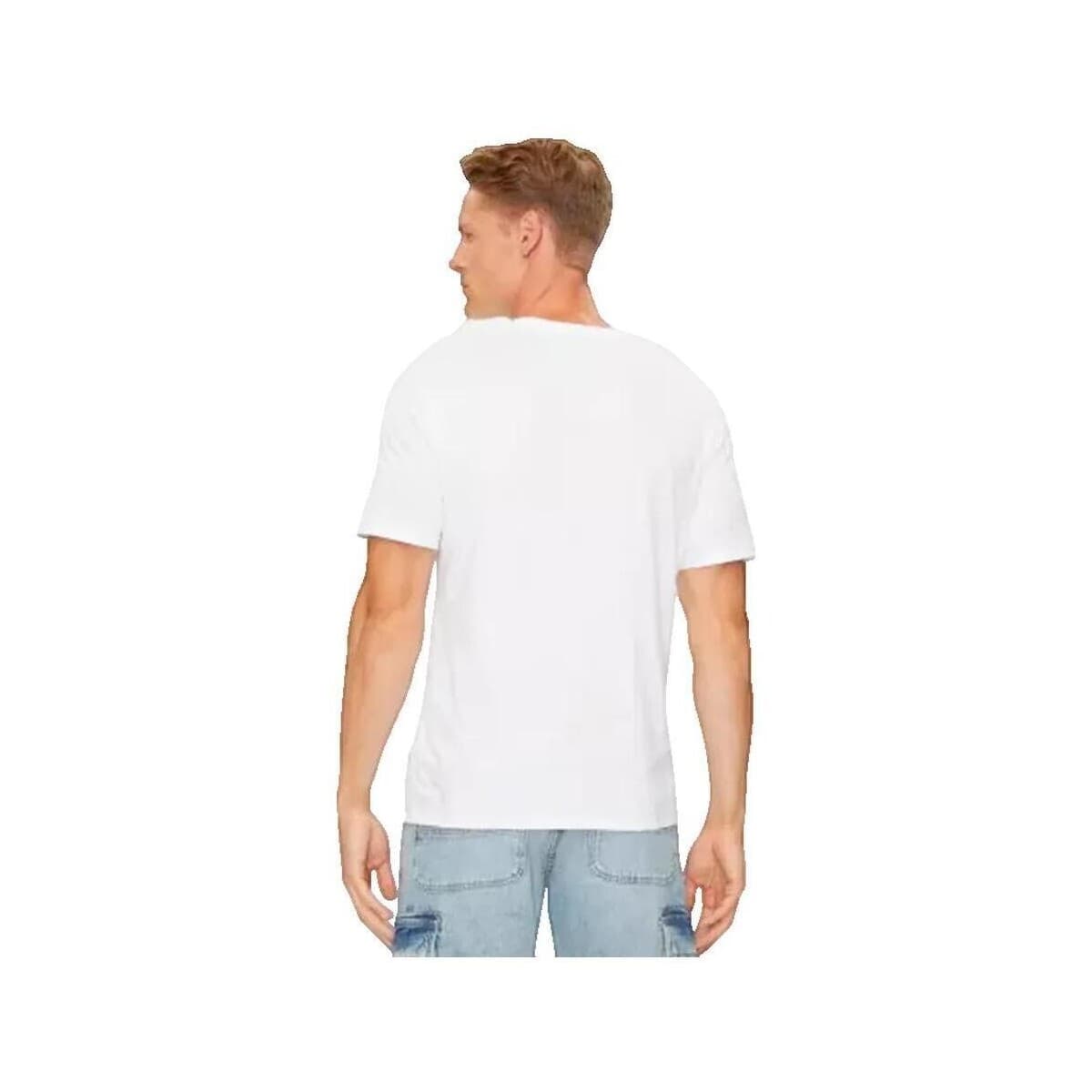 Men's T-Shirts Guess White