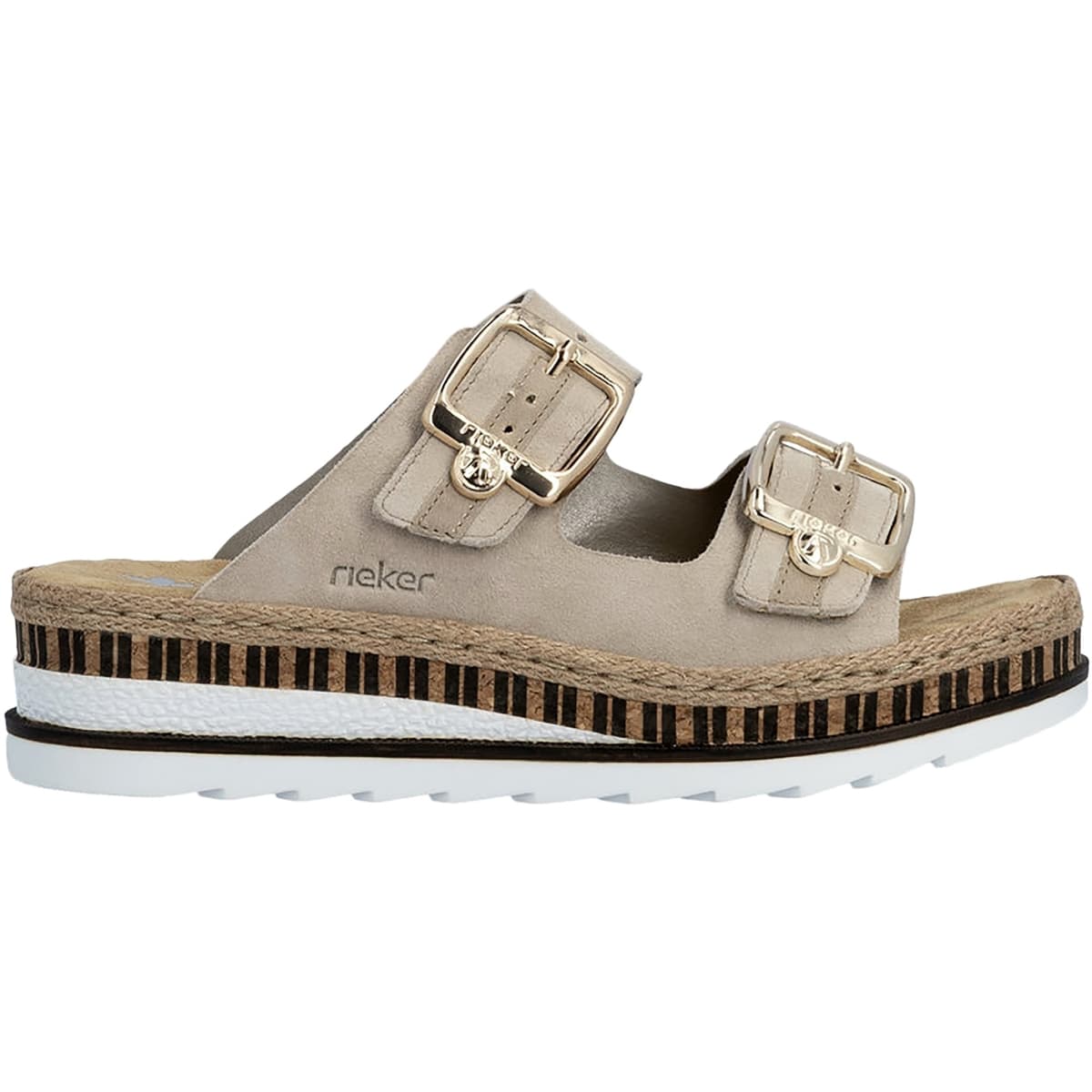 Women's Mules Rieker Beige