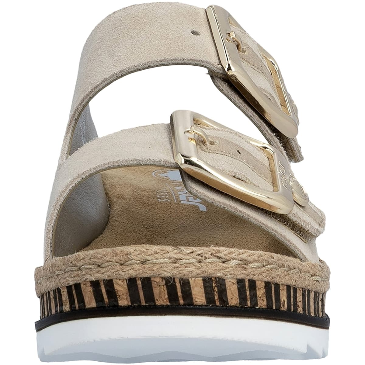 Women's Mules Rieker Beige