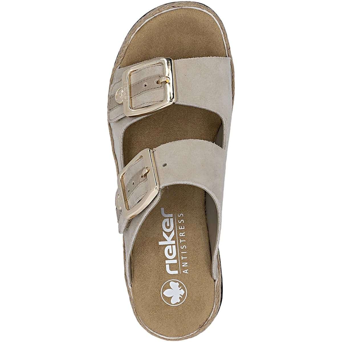 Women's Mules Rieker Beige