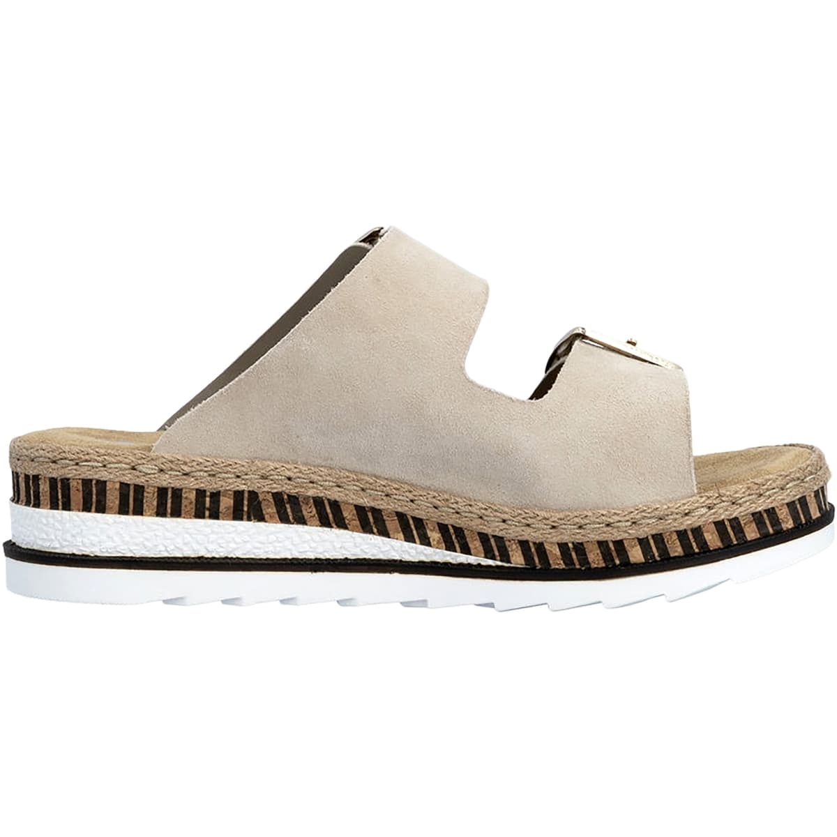 Women's Mules Rieker Beige