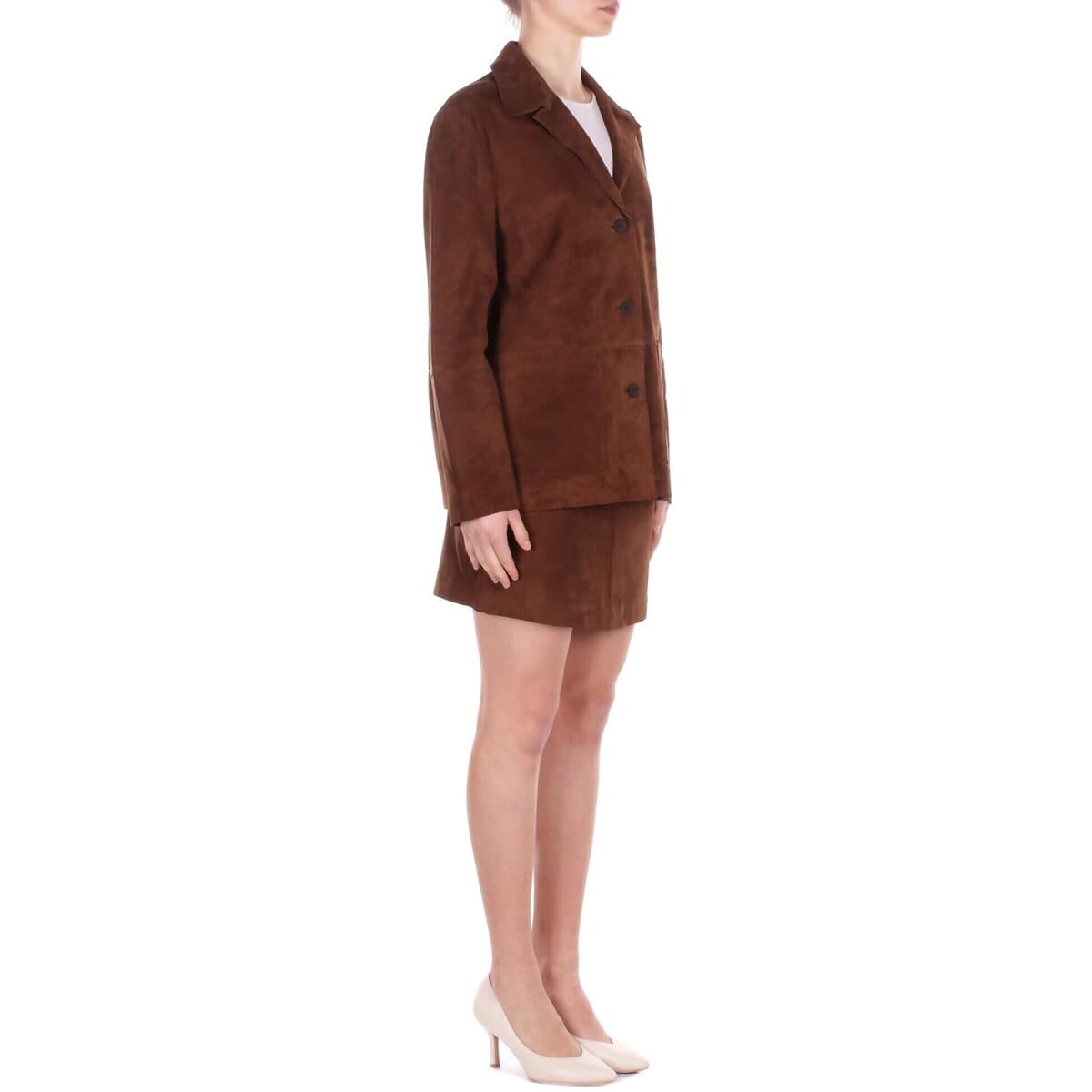 Women's Blazers Alpha Studio Brown