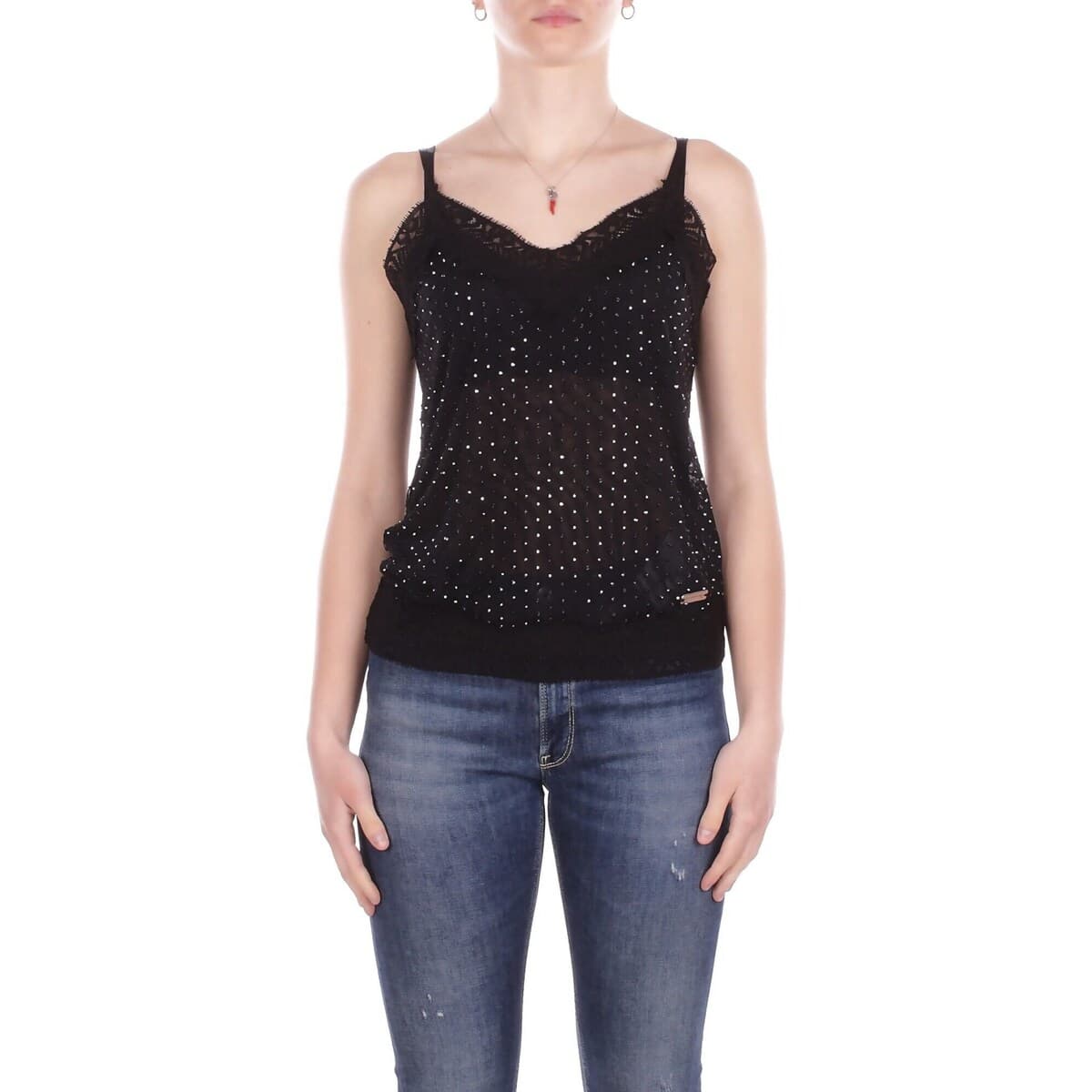 Women's Sleeveless Tops John Richmond Black