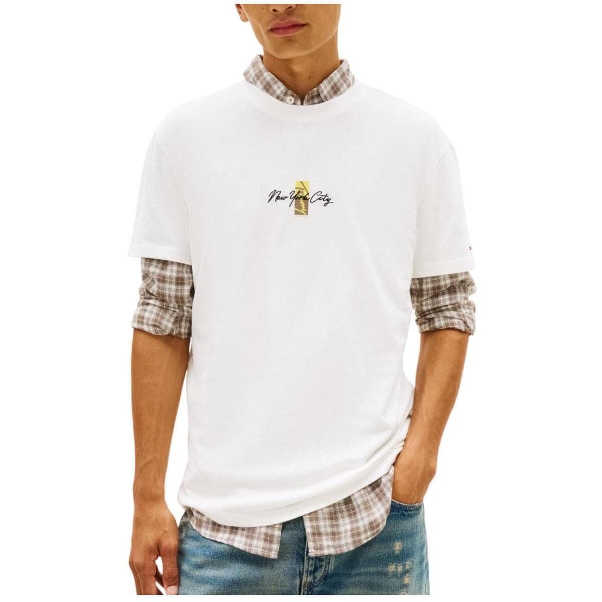 Men's T-Shirts Tommy Hilfiger White