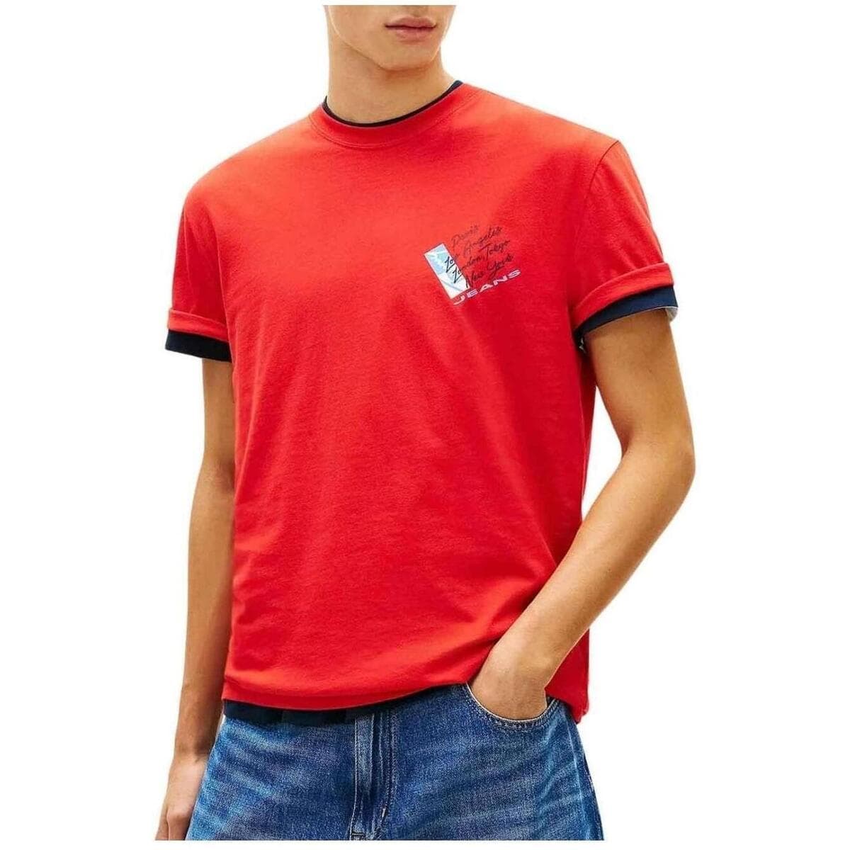 Men's T-Shirts Tommy Hilfiger Red