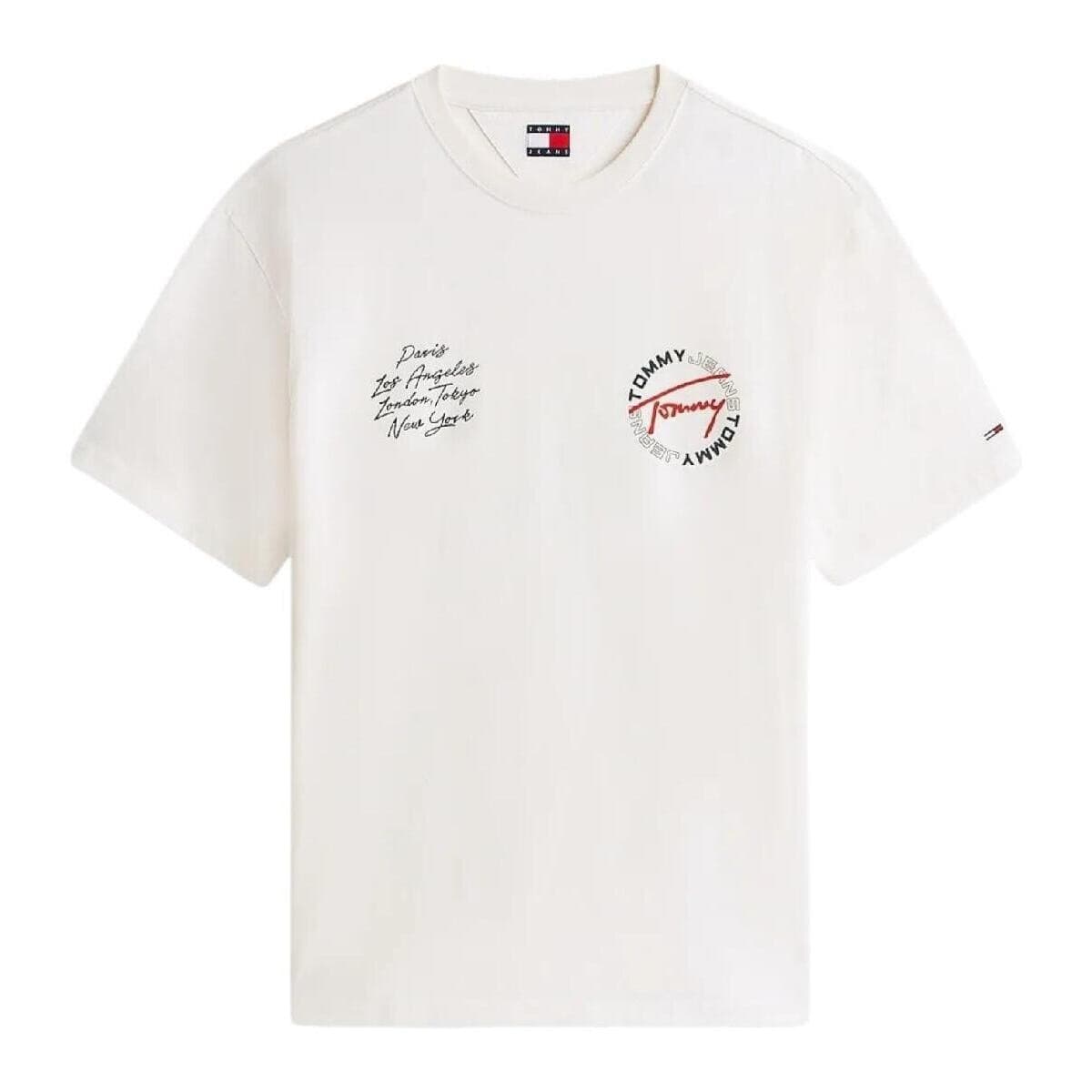 Men's T-Shirts Tommy Hilfiger Beige