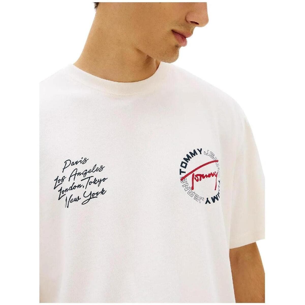 Men's T-Shirts Tommy Hilfiger Beige