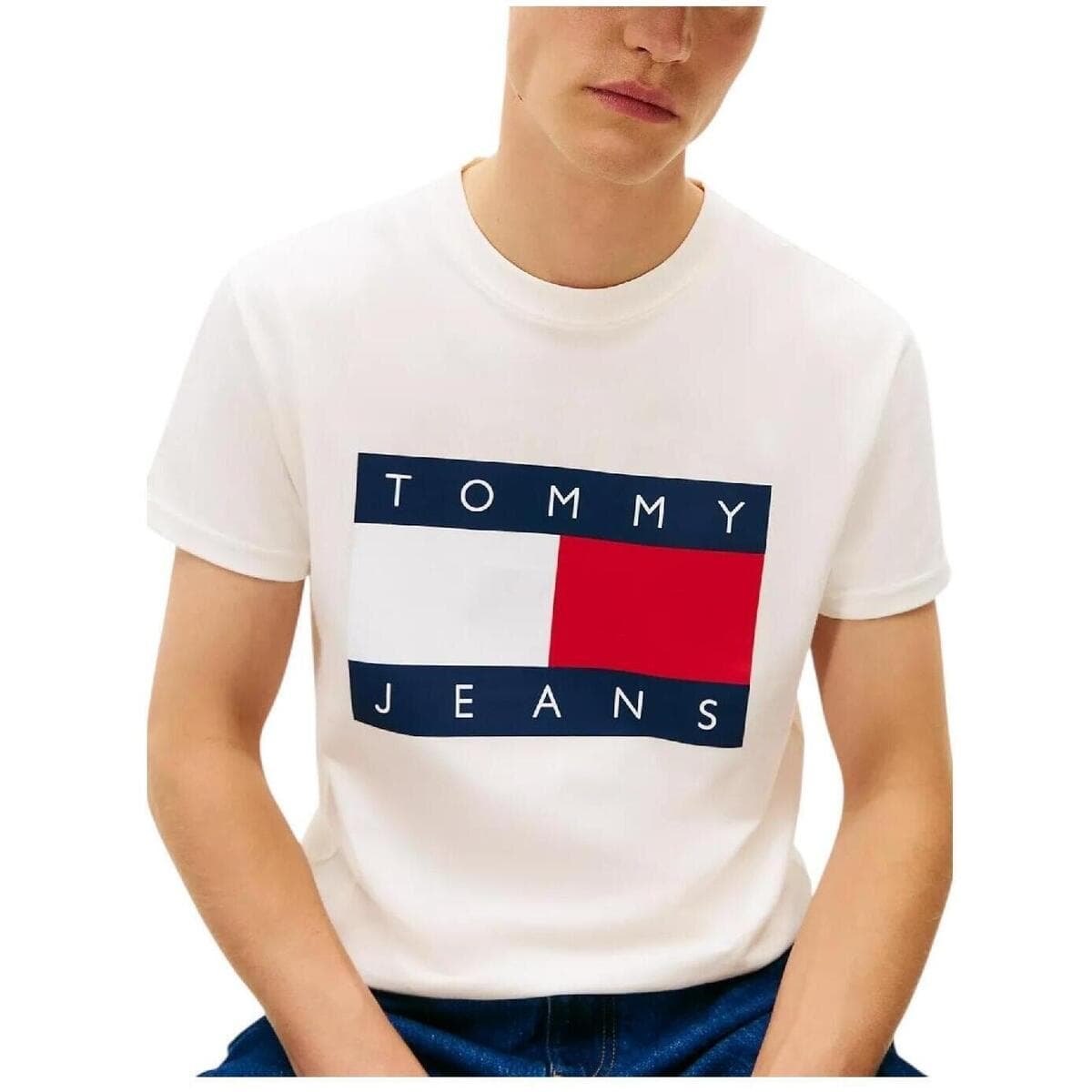 Men's T-Shirts Tommy Hilfiger Beige