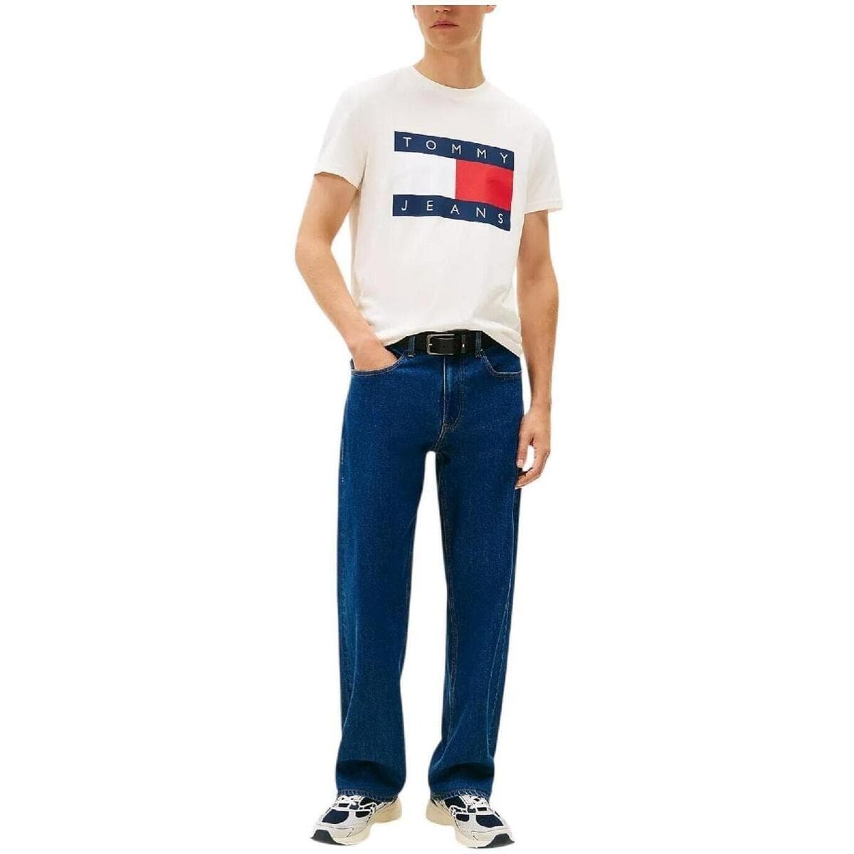 Men's T-Shirts Tommy Hilfiger Beige