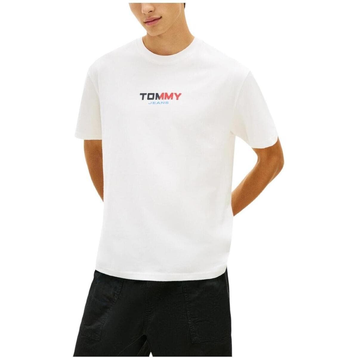 Men's T-Shirts Tommy Hilfiger White