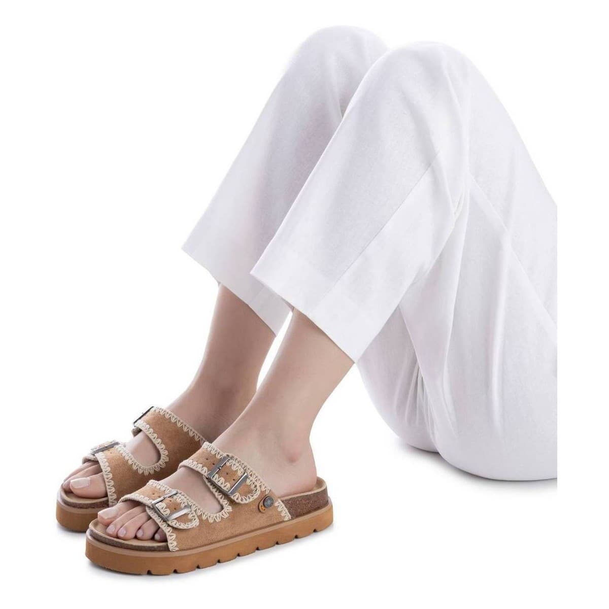 Women's Mules Refresh Brown