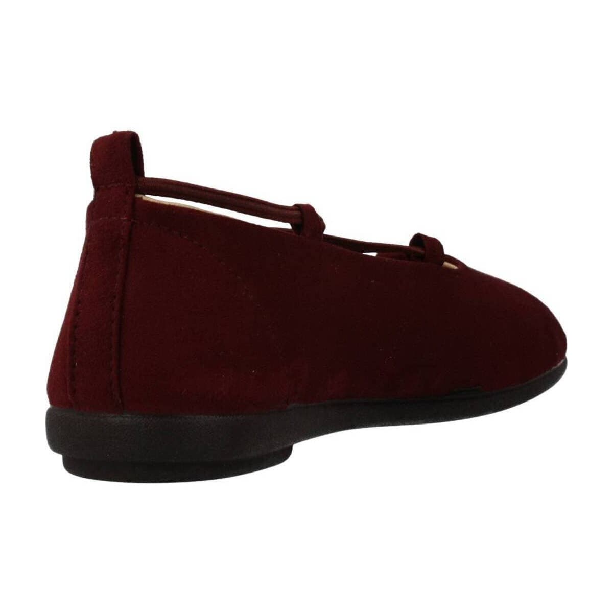 Women's Ballet Flats Vulladi Bordeaux