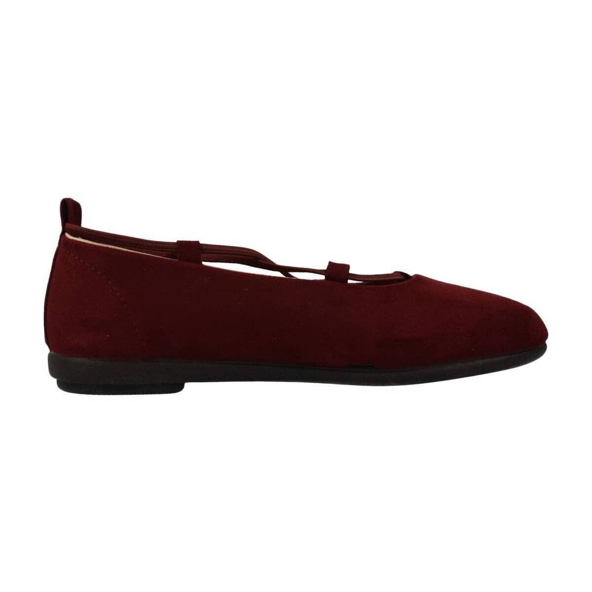 Women's Ballet Flats Vulladi Bordeaux