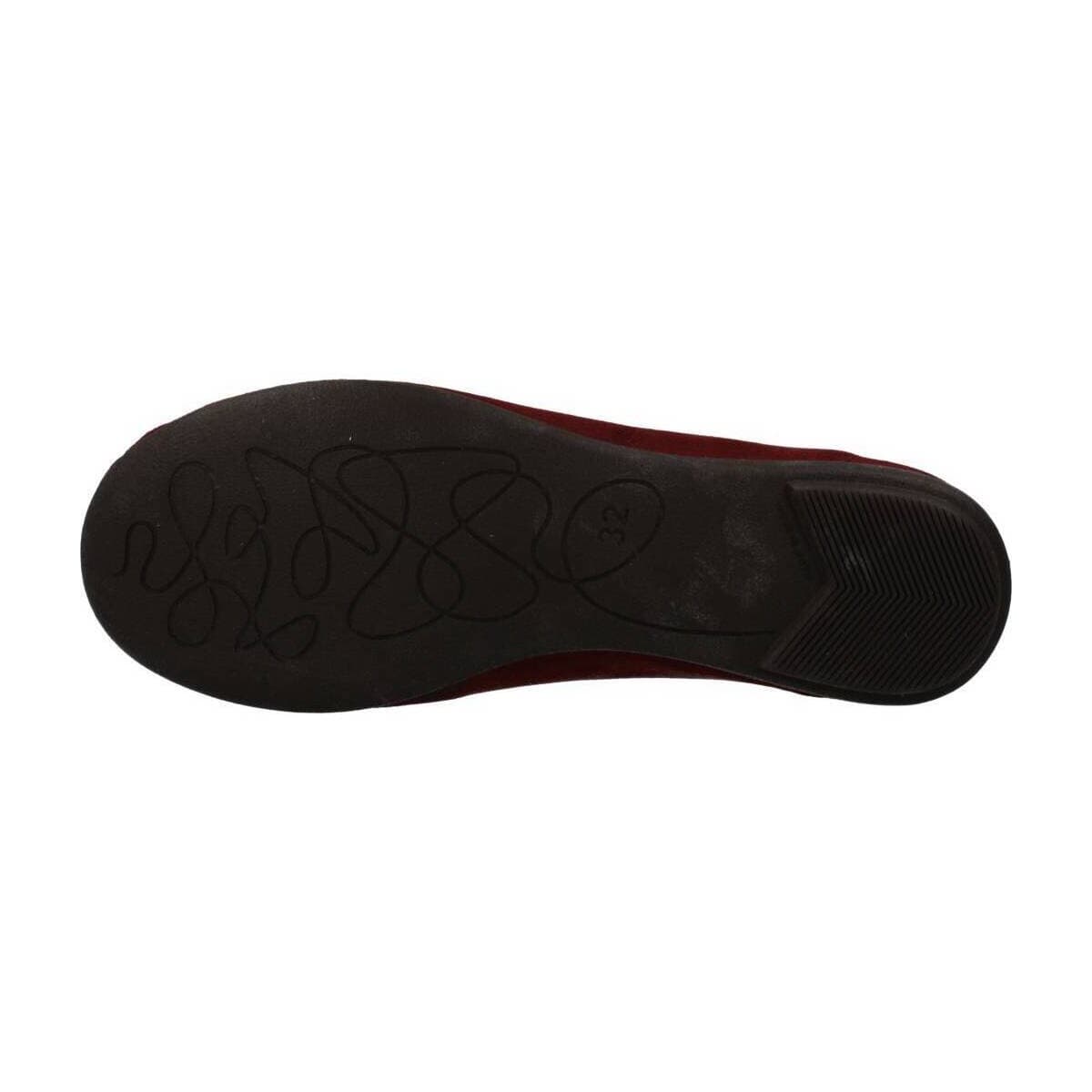 Women's Ballet Flats Vulladi Bordeaux