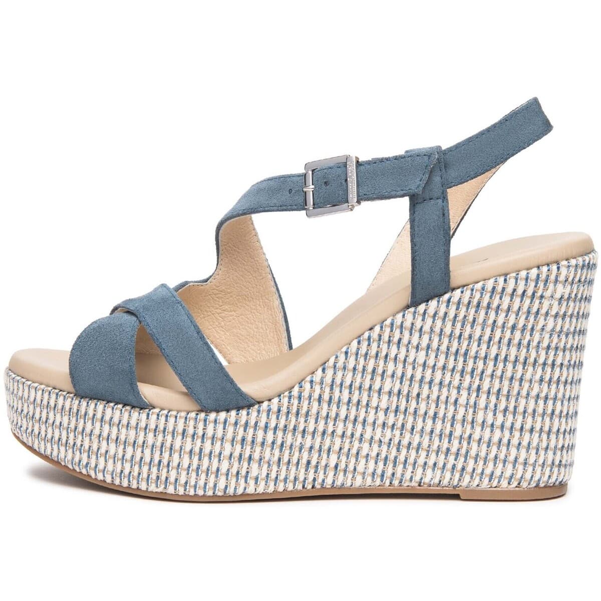 Σανδάλια με πλατφόρμα NeroGiardini Velour Pu.Malfa 8901P Ricop