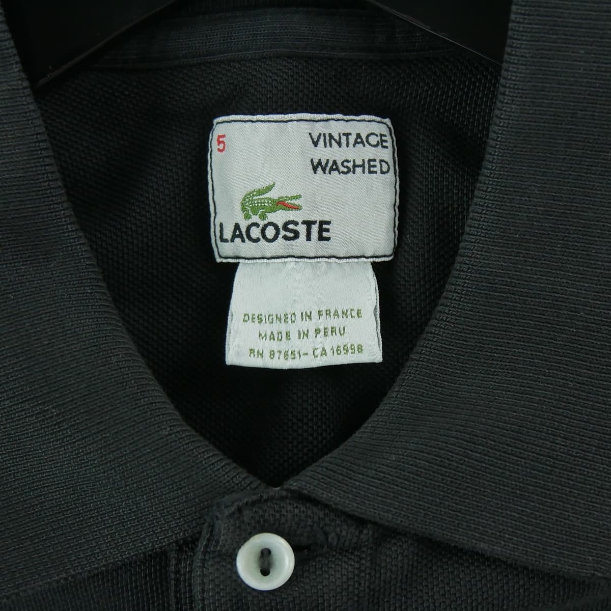 Men's Polo Shirts Lacoste Black