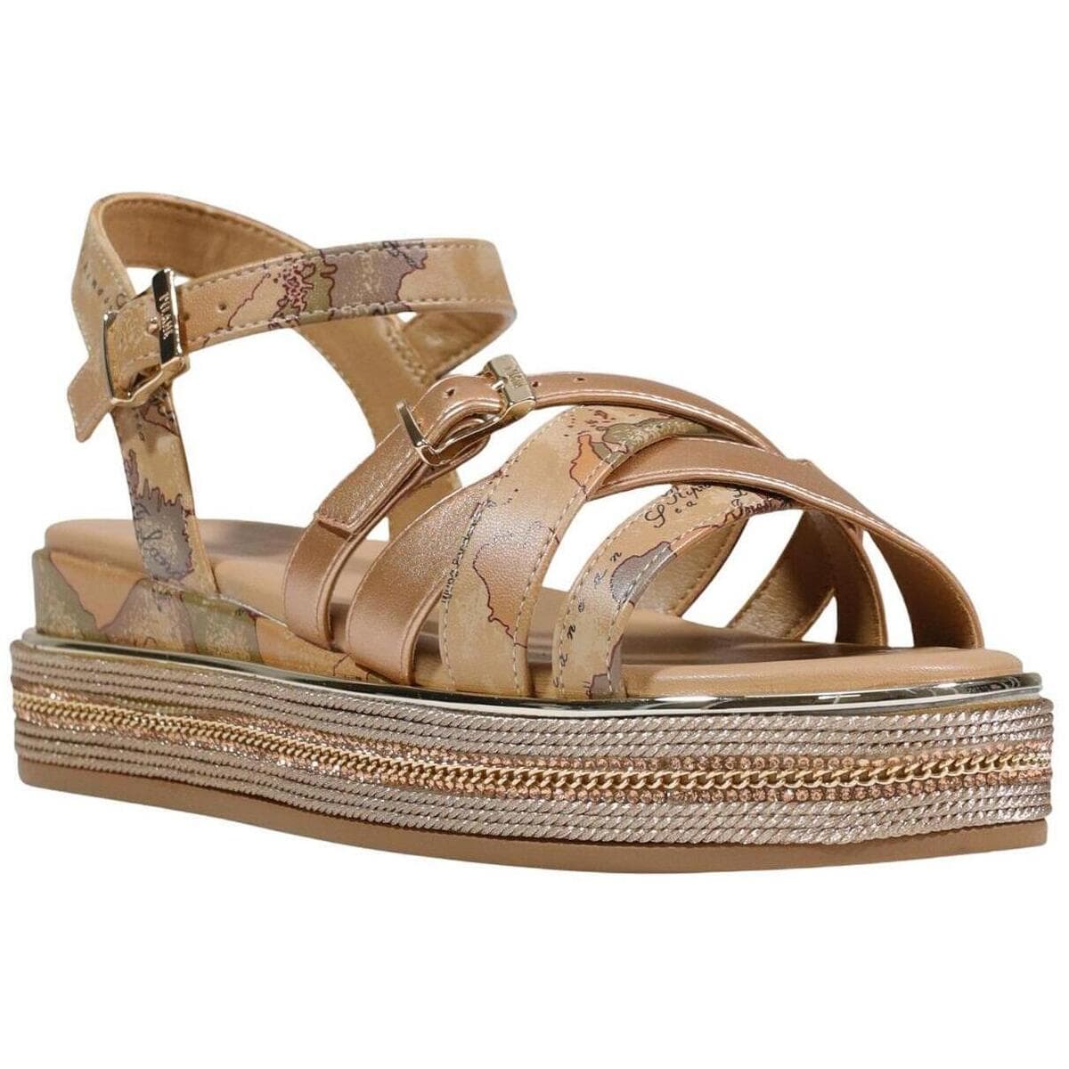 Women's Platforms Alviero Martini Beige