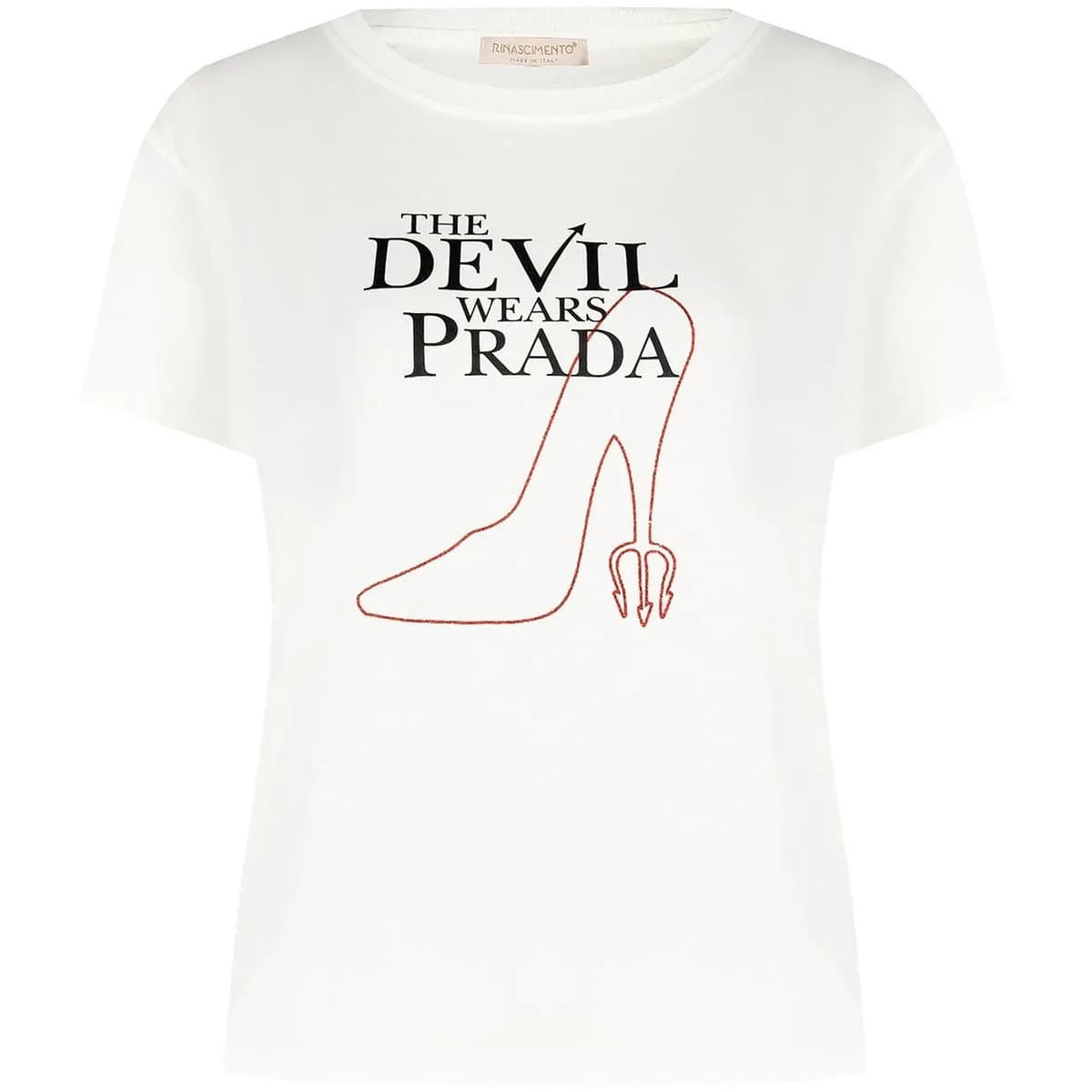 Women's T-Shirts Rinascimento White