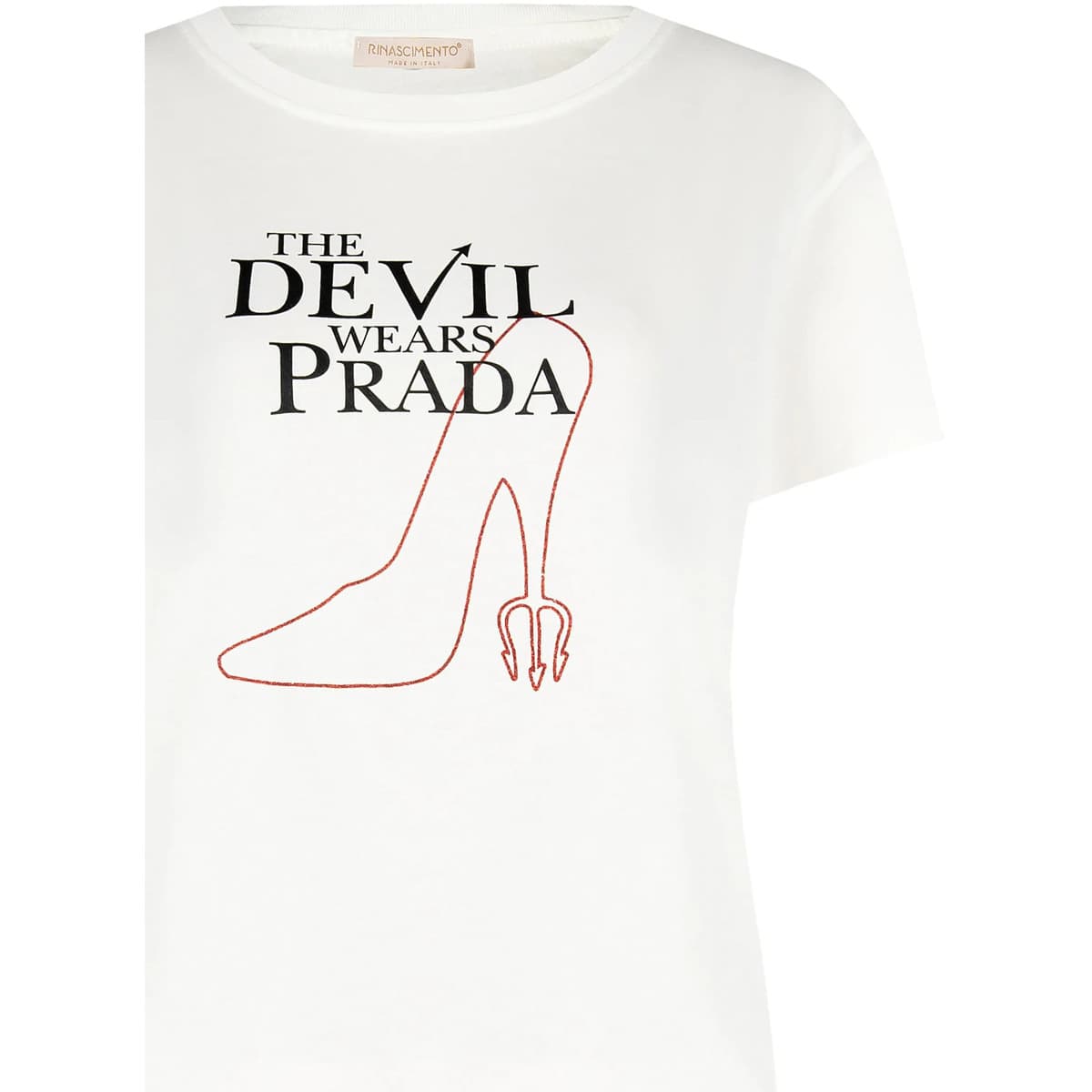 Women's T-Shirts Rinascimento White