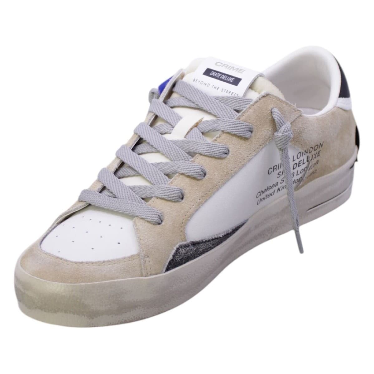 Men's Sneakers Crime London White