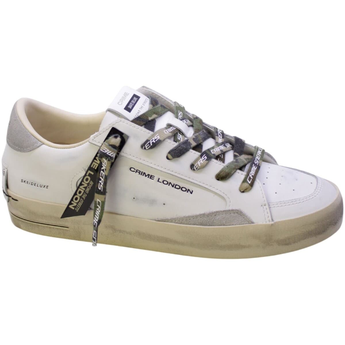 Men's Sneakers Crime London White
