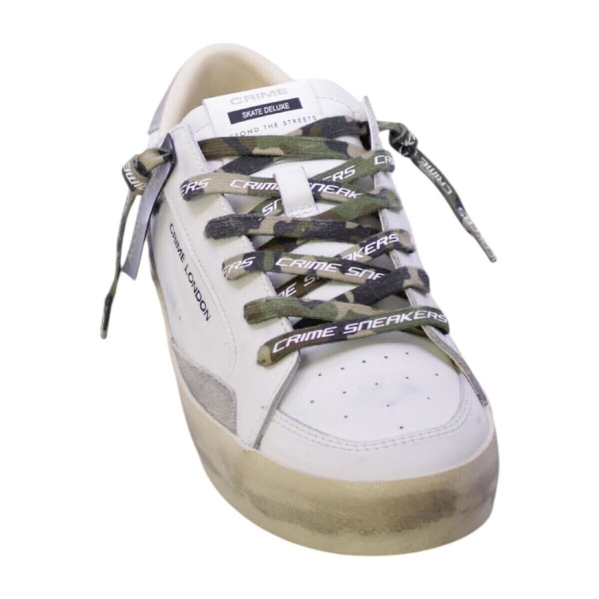 Men's Sneakers Crime London White