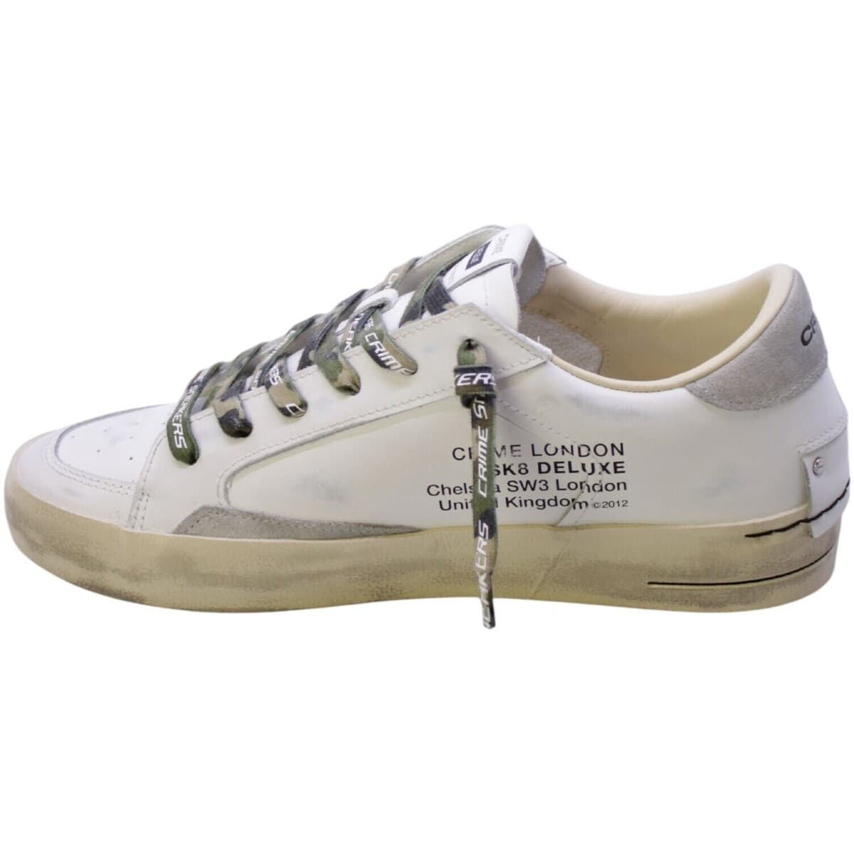 Men's Sneakers Crime London White