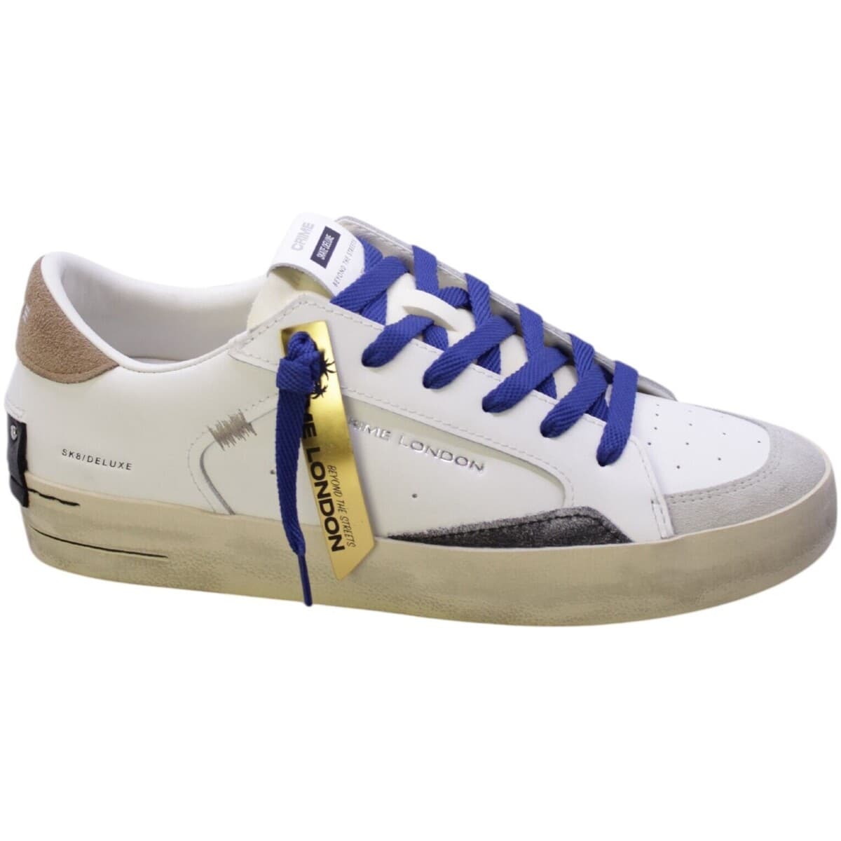 Men's Sneakers Crime London White