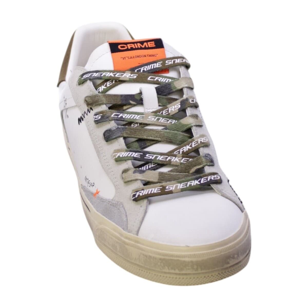 Men's Sneakers Crime London White