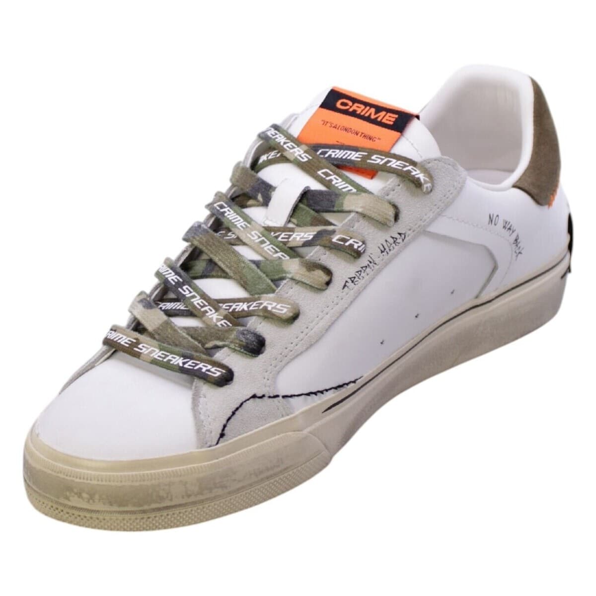 Men's Sneakers Crime London White
