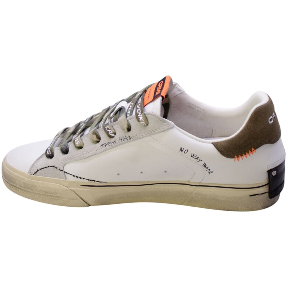 Men's Sneakers Crime London White